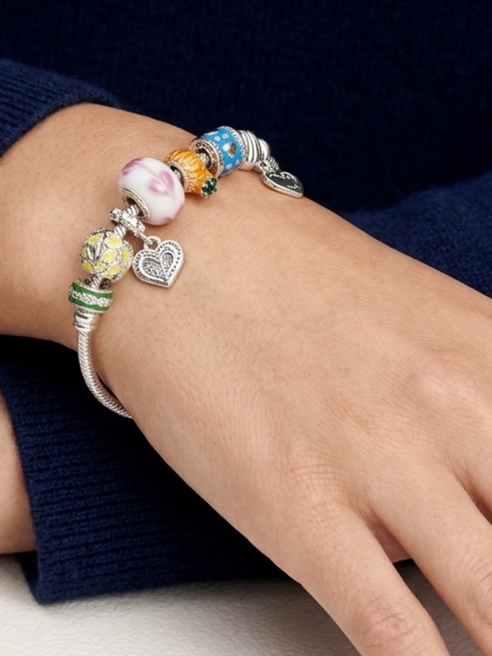 🆕 Pandora Style Classic Charm Bracelet